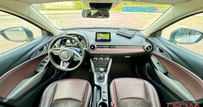 Mazda CX-3 cena 71777 przebieg: 119000, rok produkcji 2017 z Limanowa małe 781